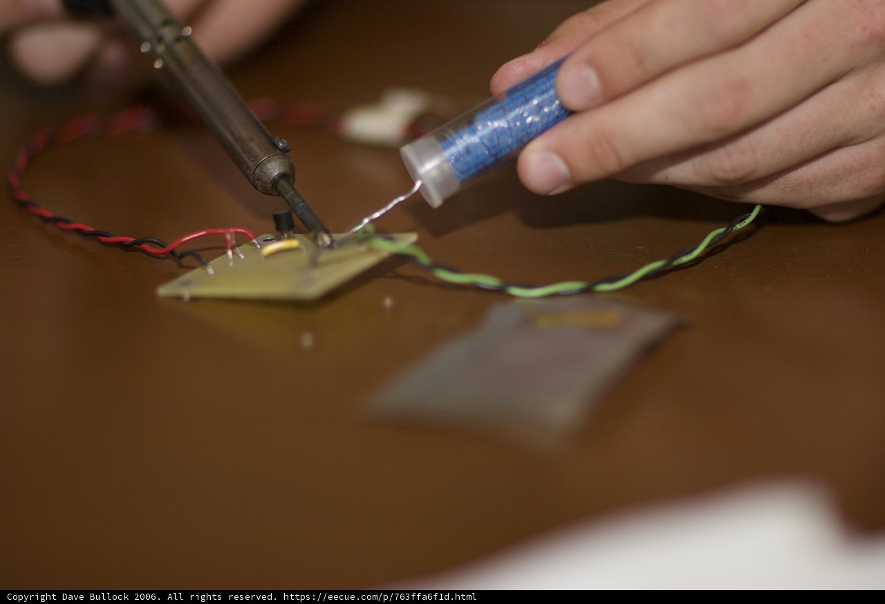 Soldering Wires to a Circuit Board