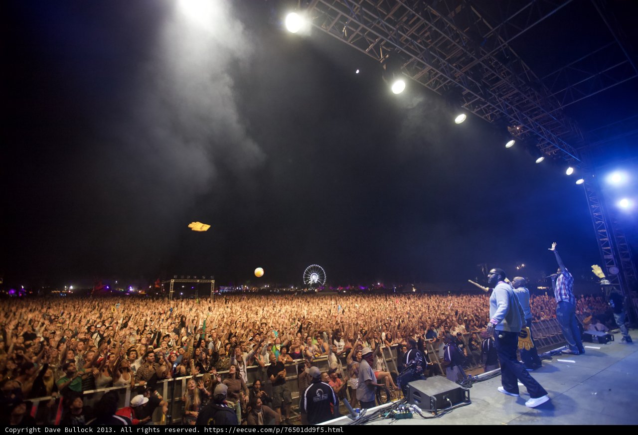 Rocking out at Coachella