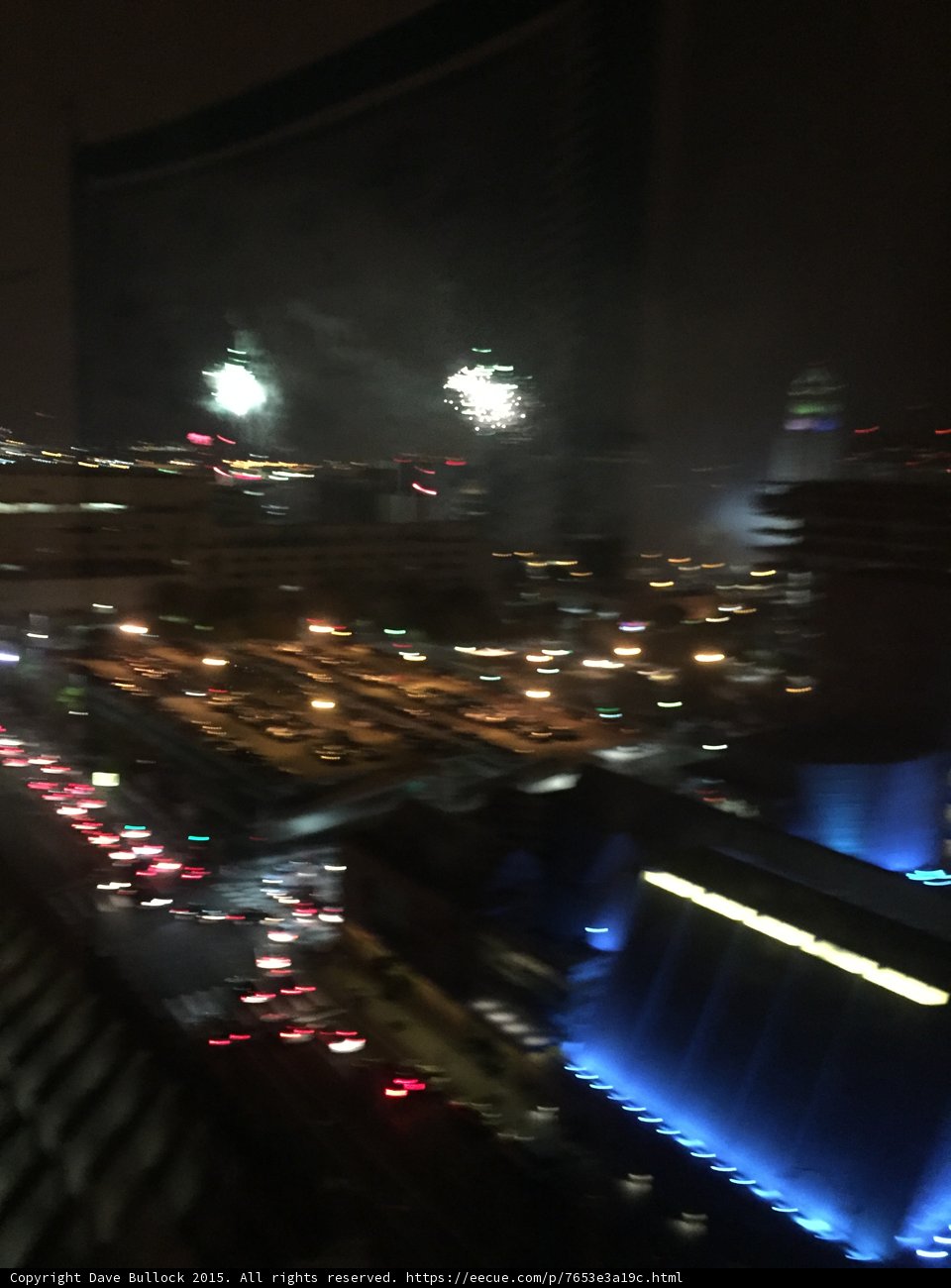 Blurred Fireworks Motion