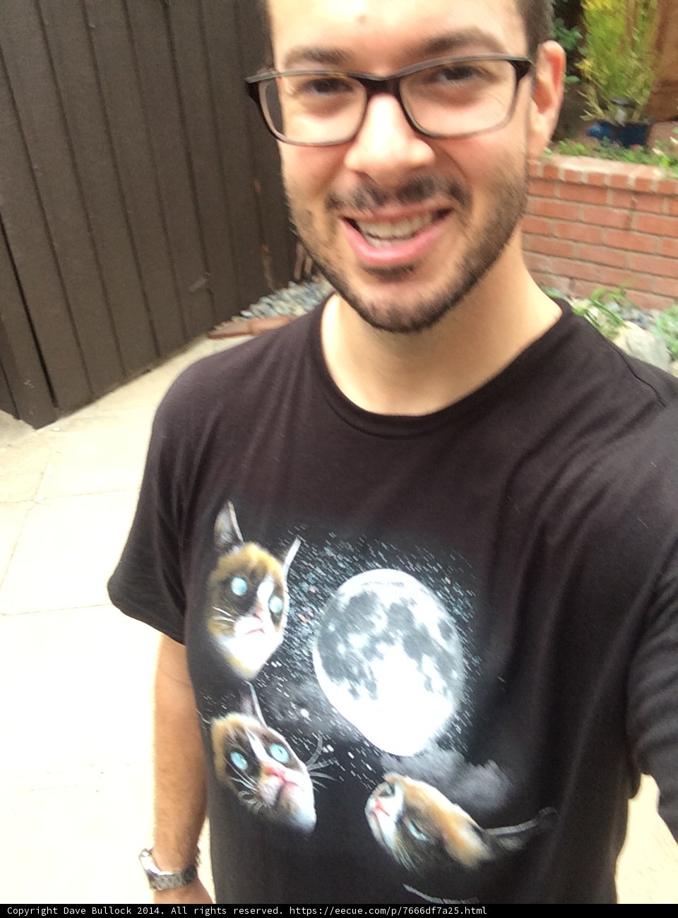 Dave B in Glasses and T-Shirt