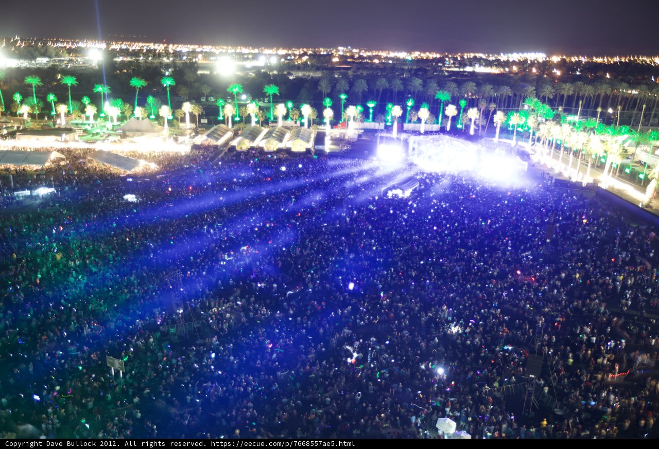 Green Glow at Coachella