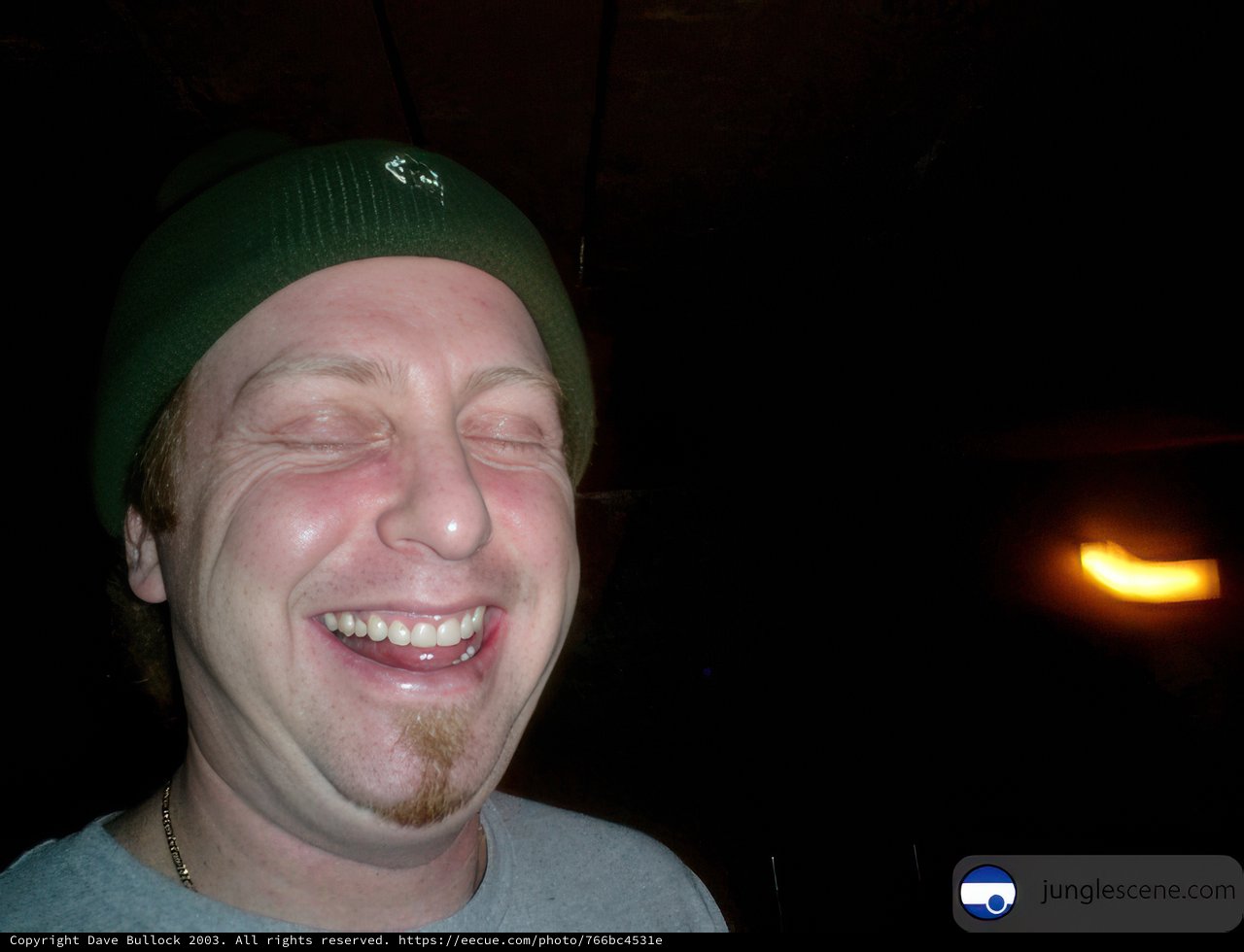 The Joyful Man in His Beanie
