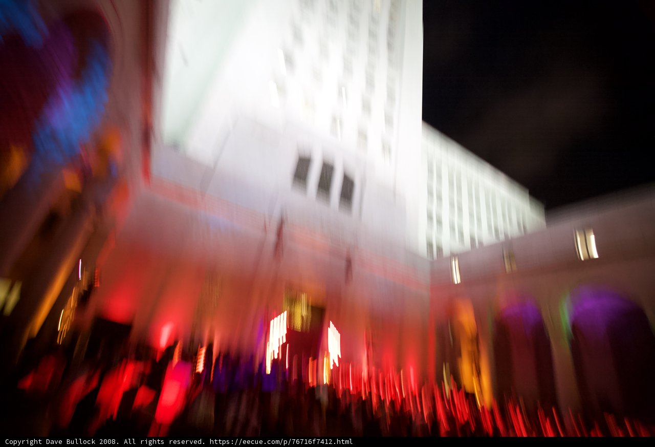 Blurred Illumination of Urban Nightlife
