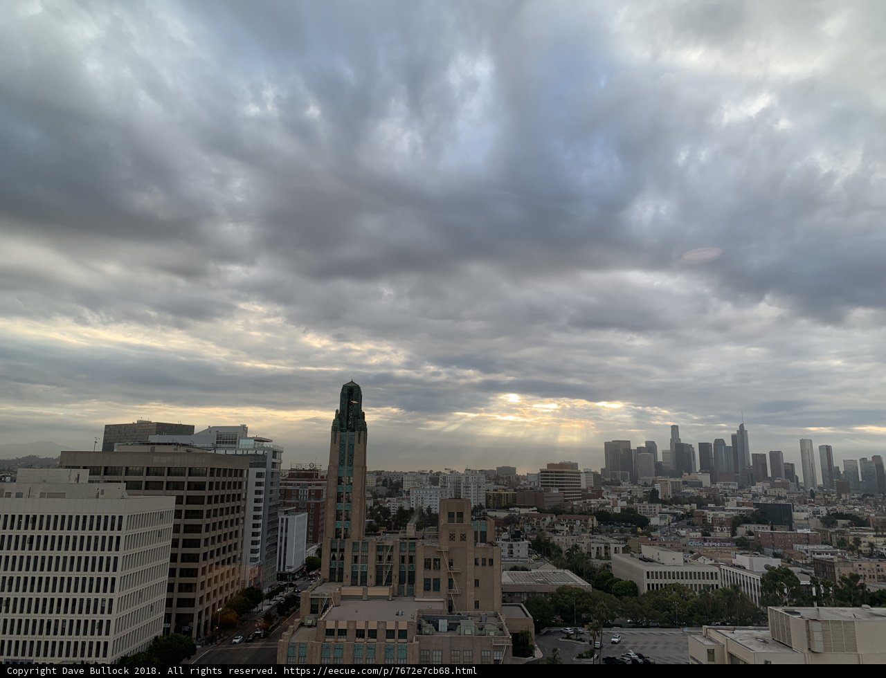 Urban Metropolis under a Cumulus Sky