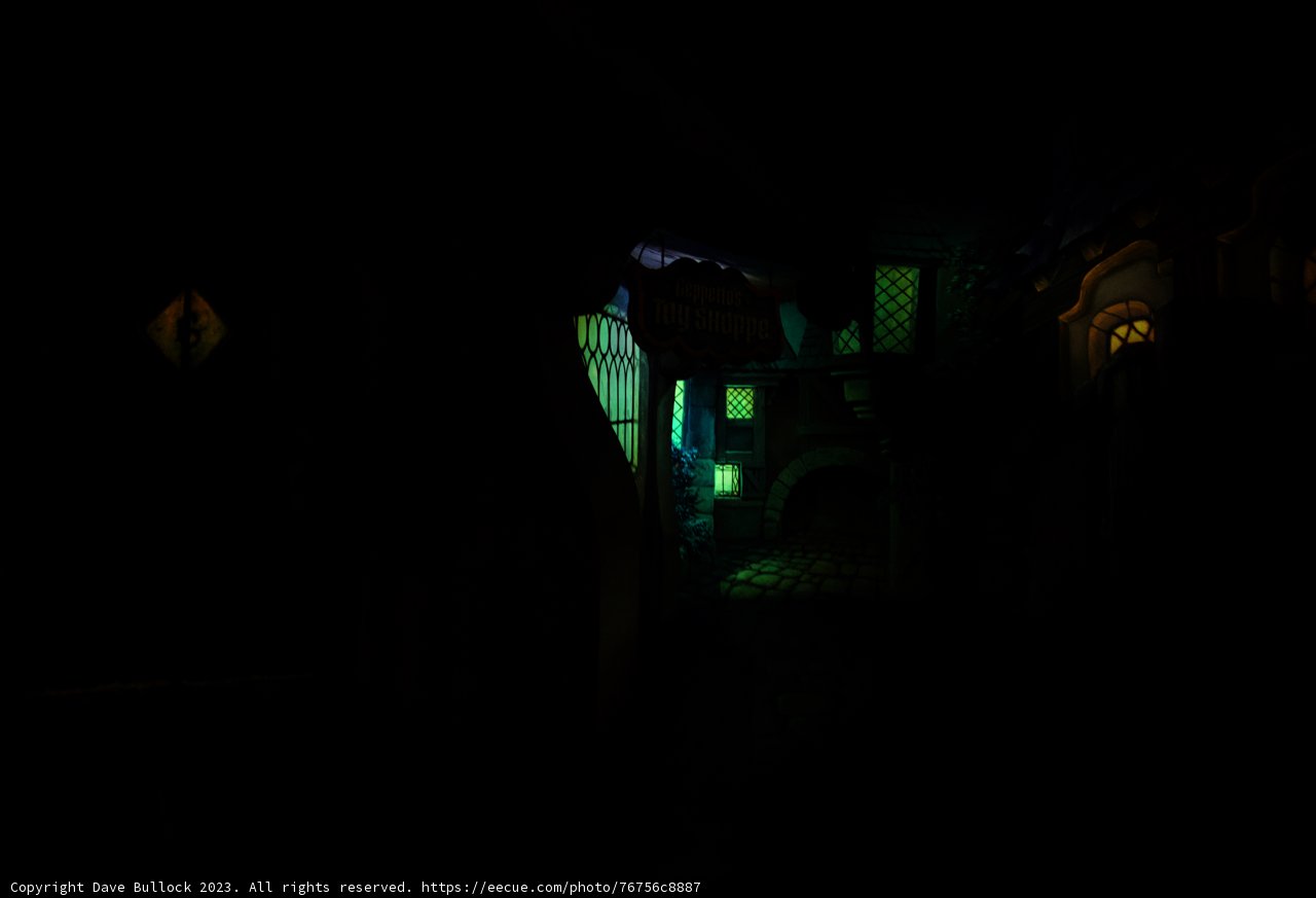 Mysterious Alley at Night