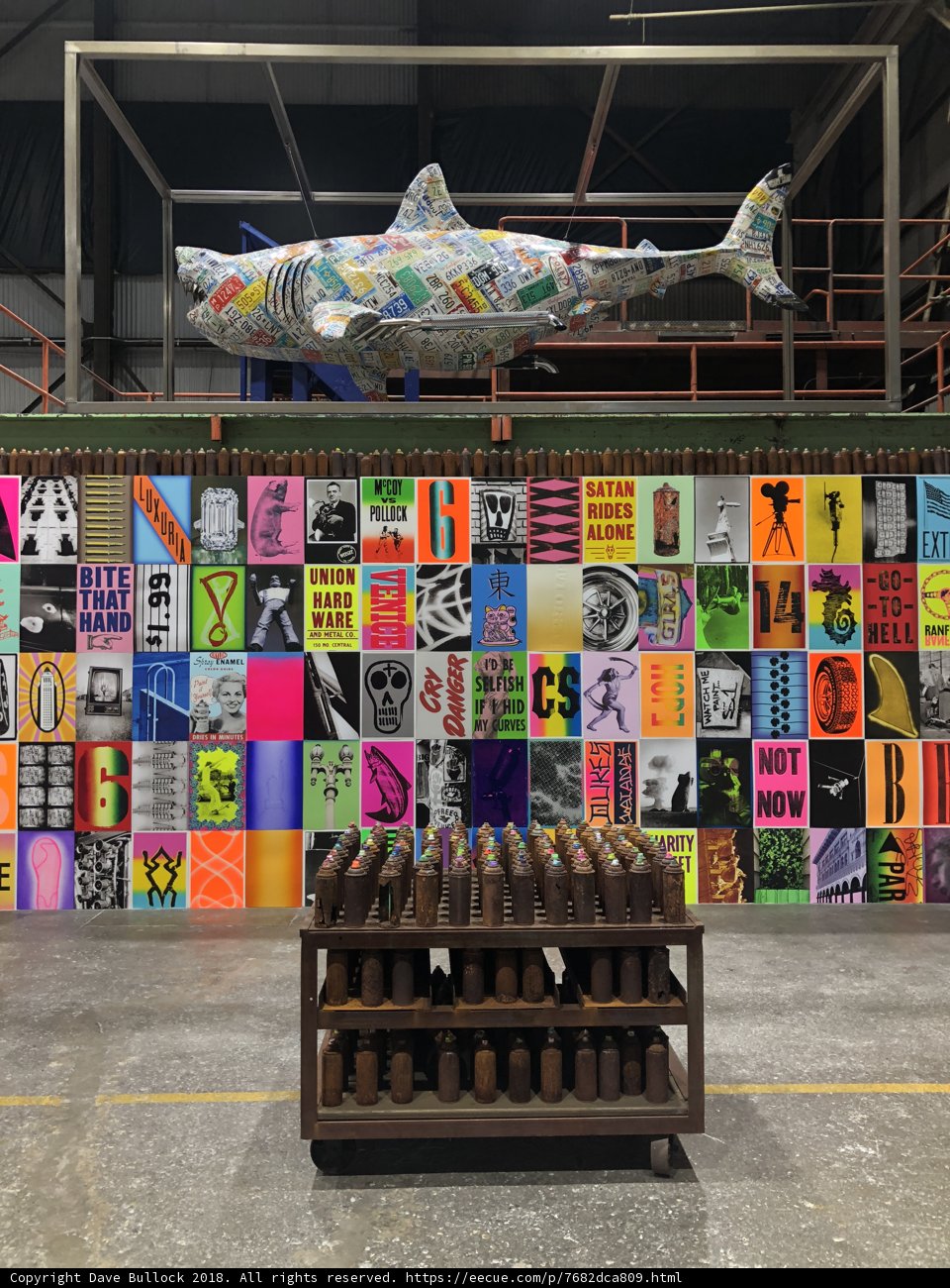 Ocean Predator Takes Over Warehouse Wall