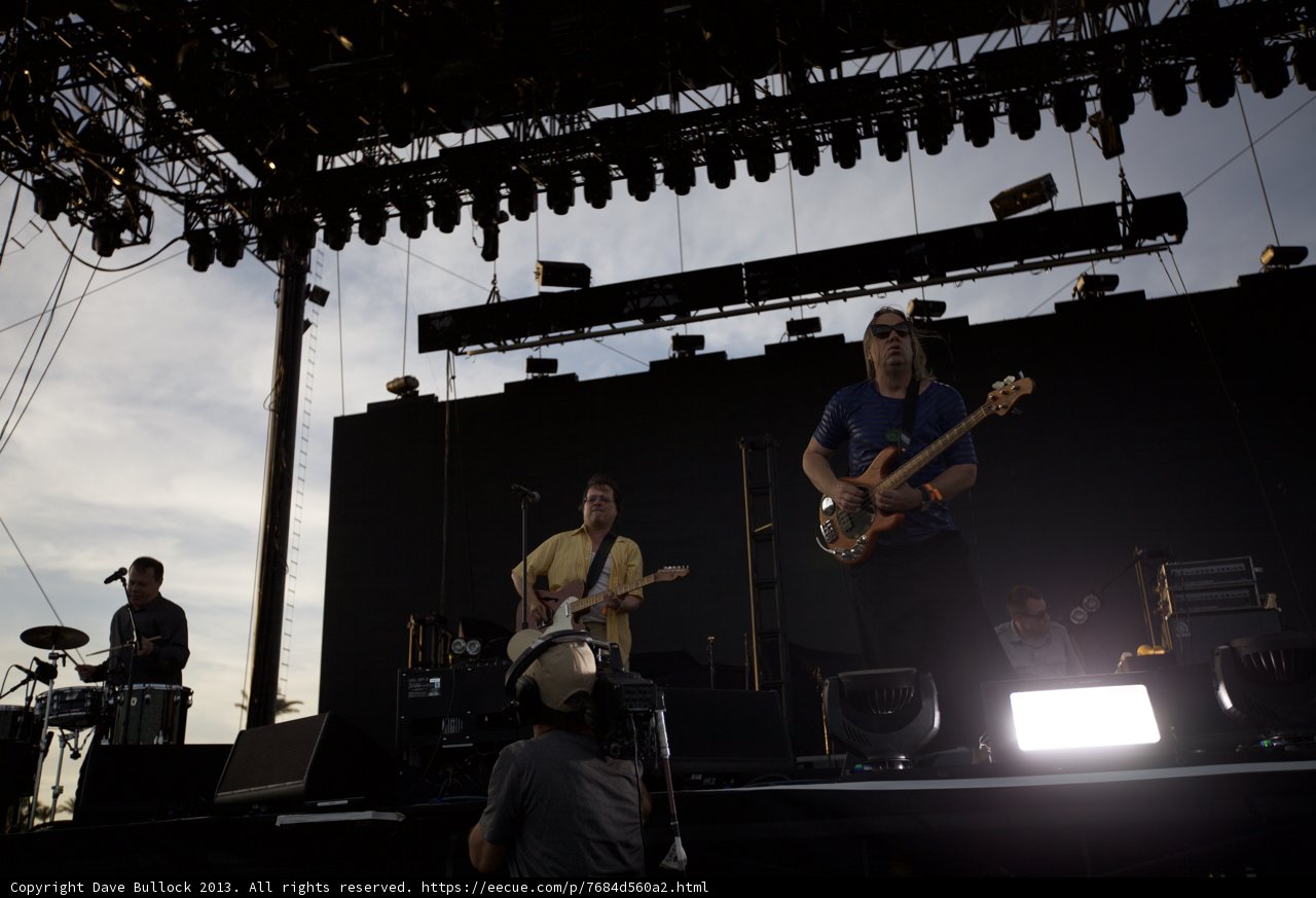 Rocking Out on Coachella Stage
