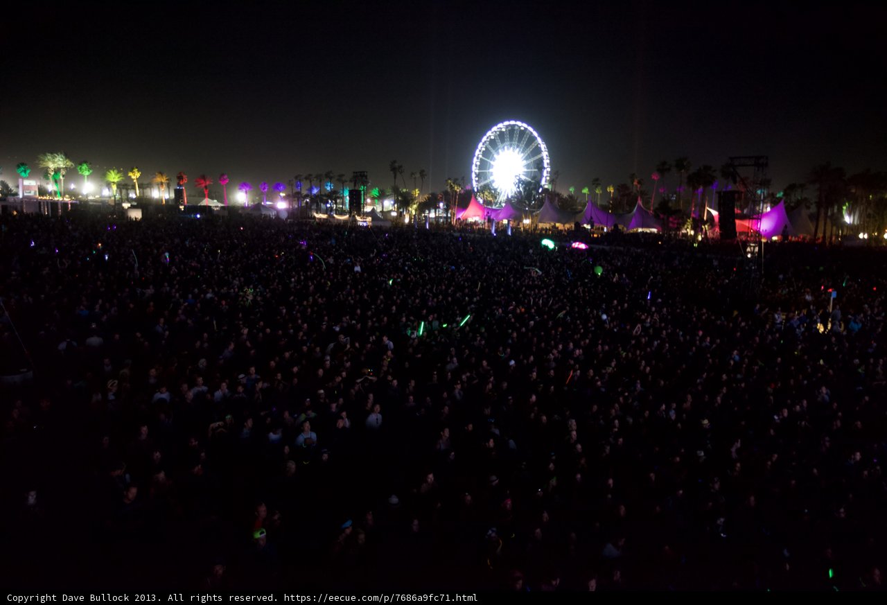 Coachella Night Skyline