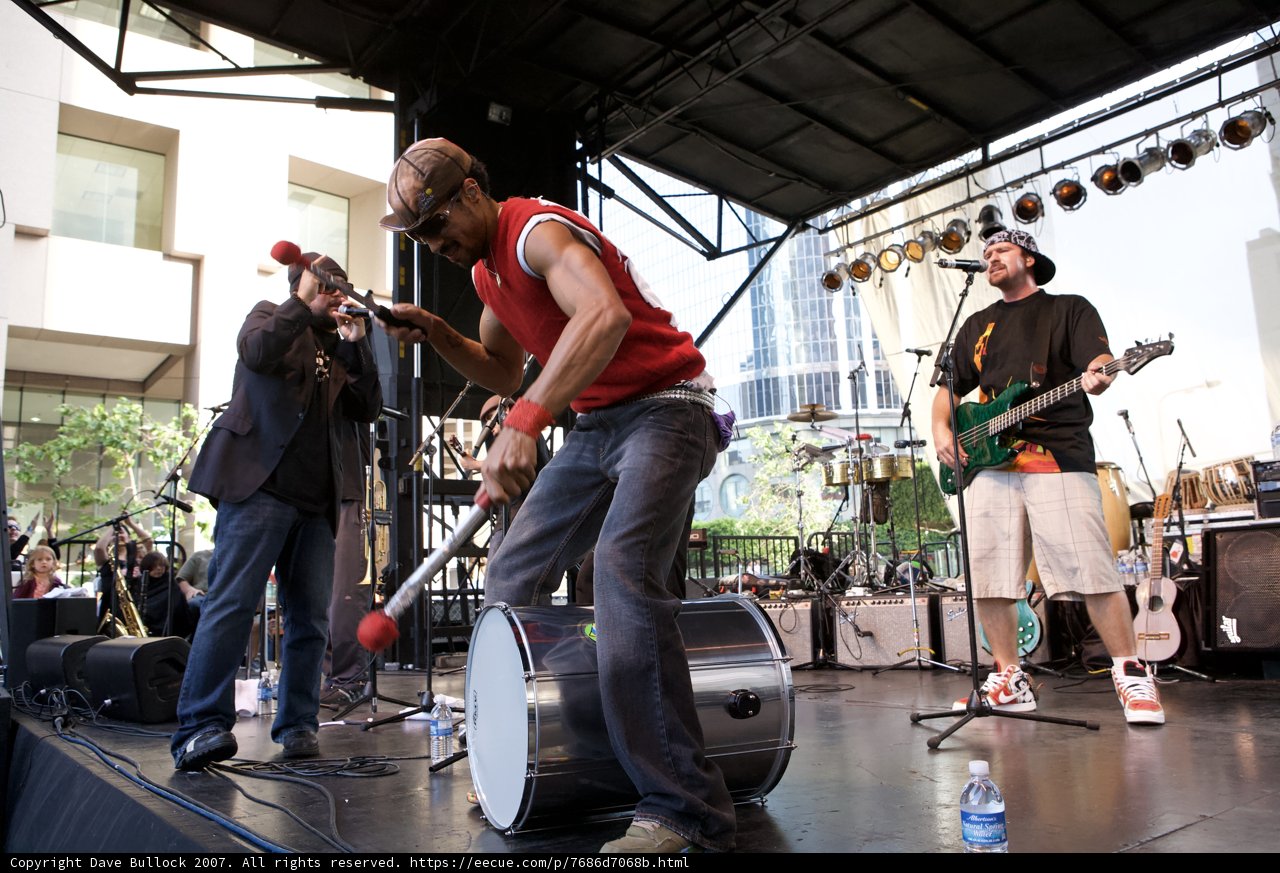 Drummer takes center stage