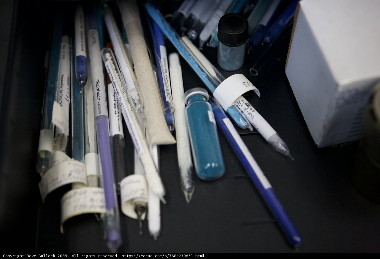 A Colorful Cache of Writing Implements