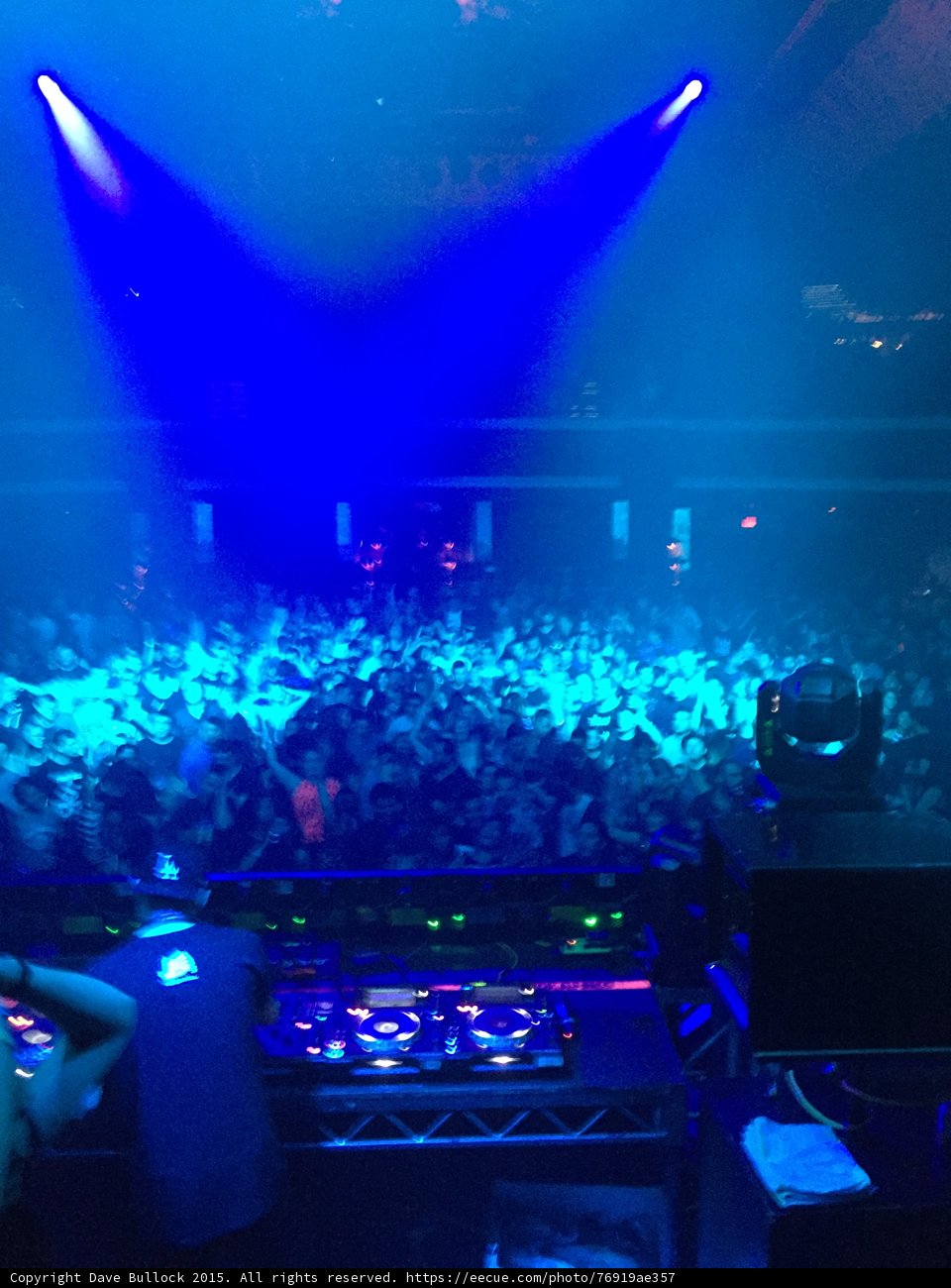Blue-Lit Nightlife in LA