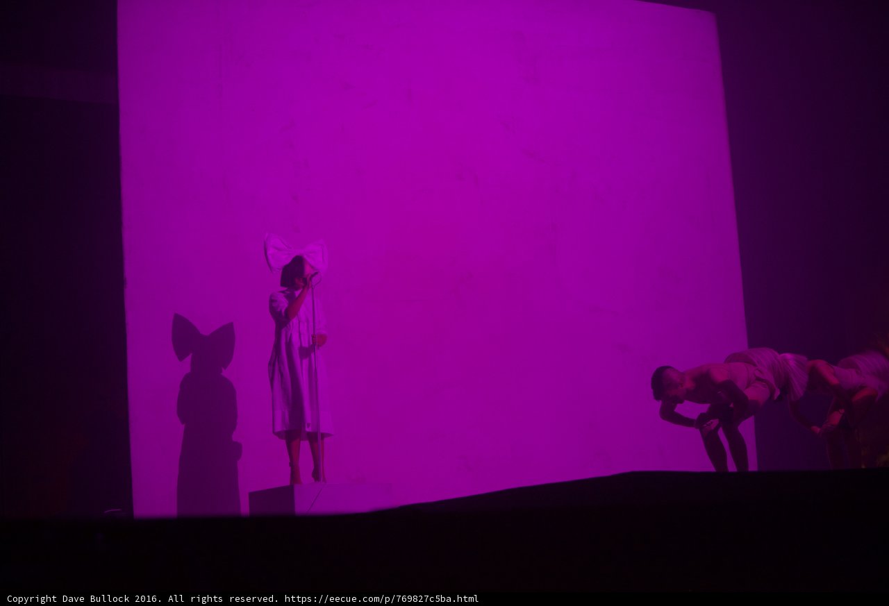 Purple Hues on a Stage