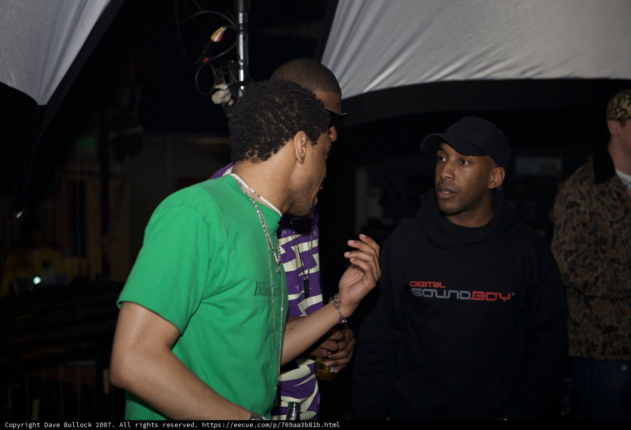 Party Chatting in Baseball Caps