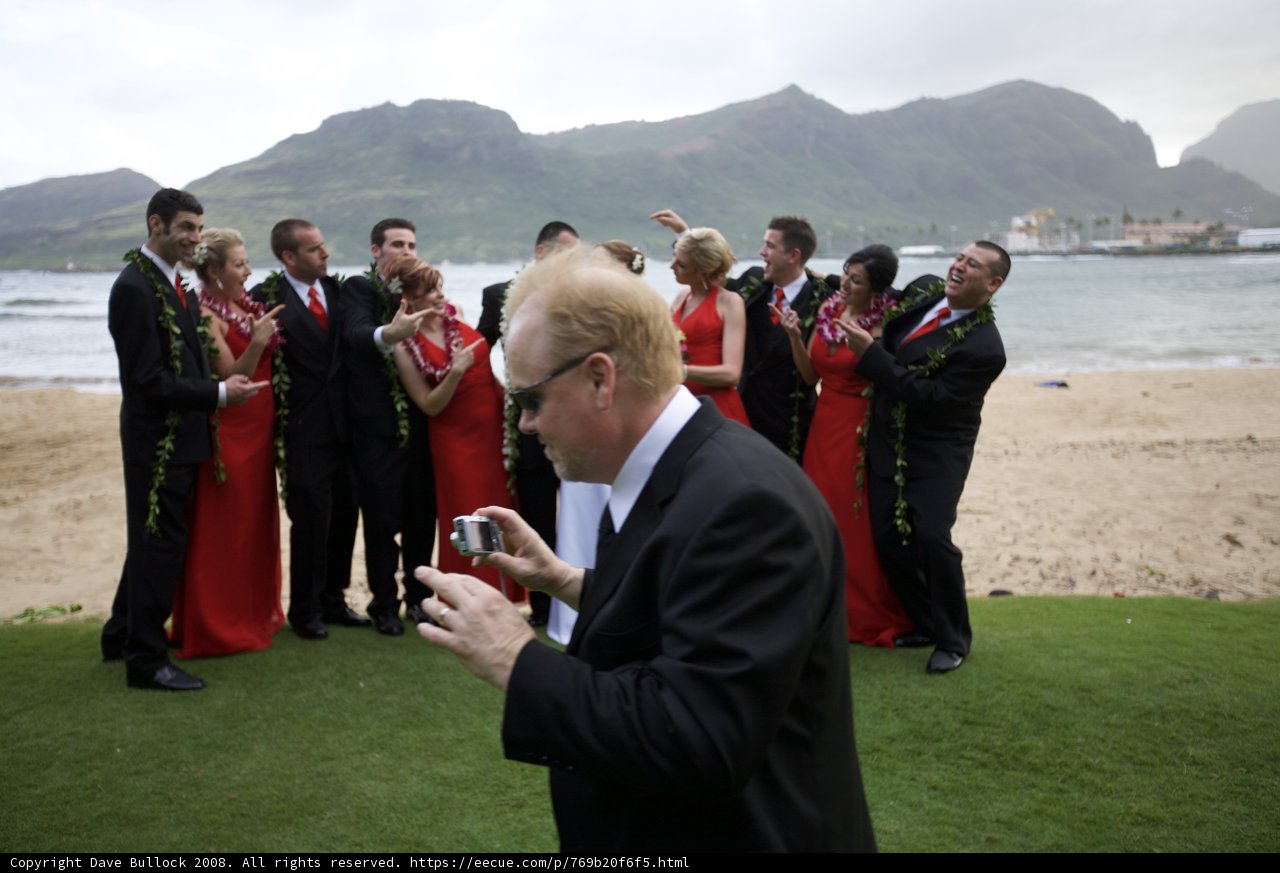 Wedding Party Portrait on the Beach