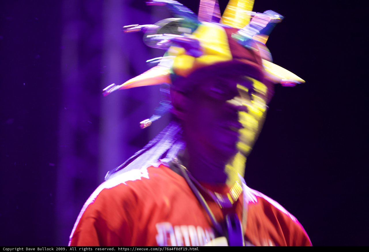 Colorful Hat at Coachella Festival
