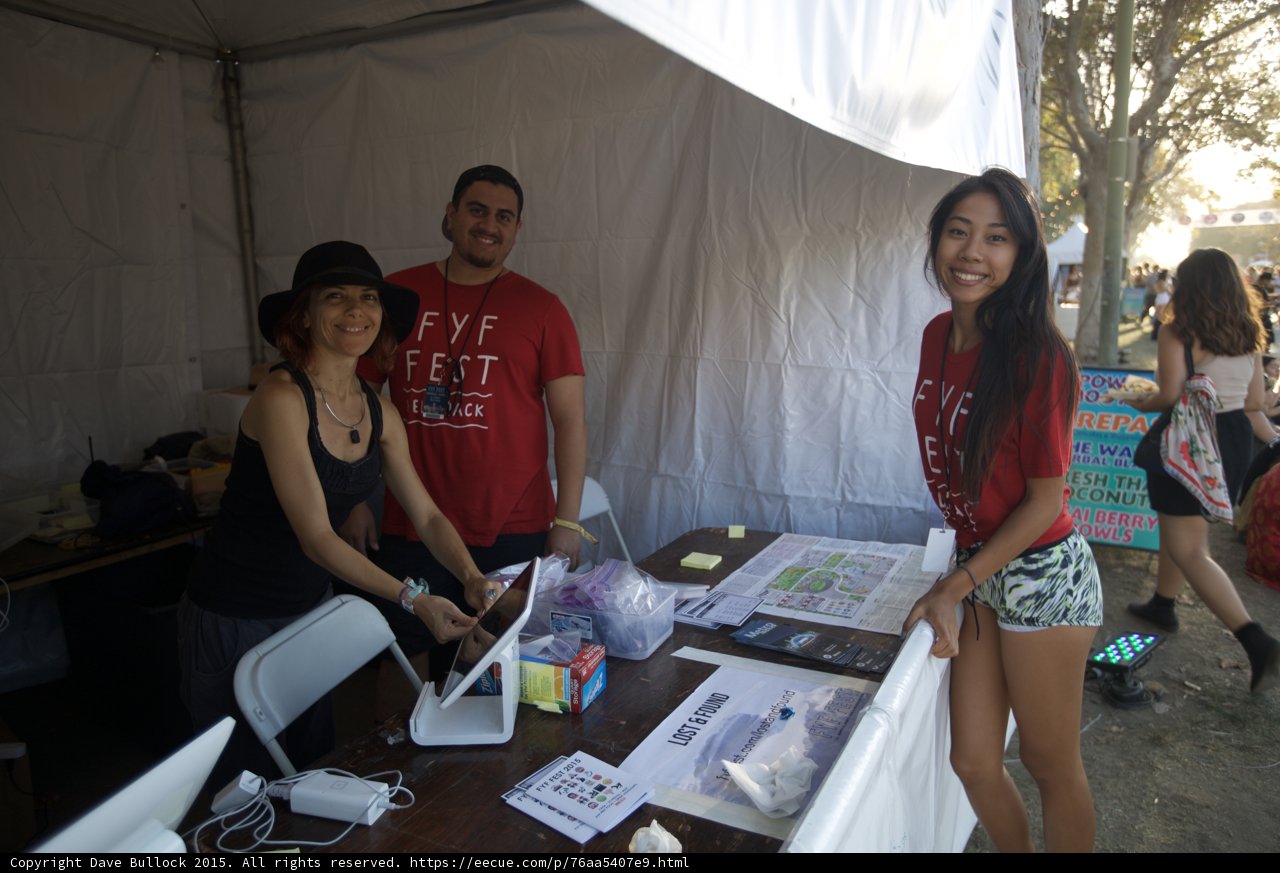 Lost and Found Booth Staff