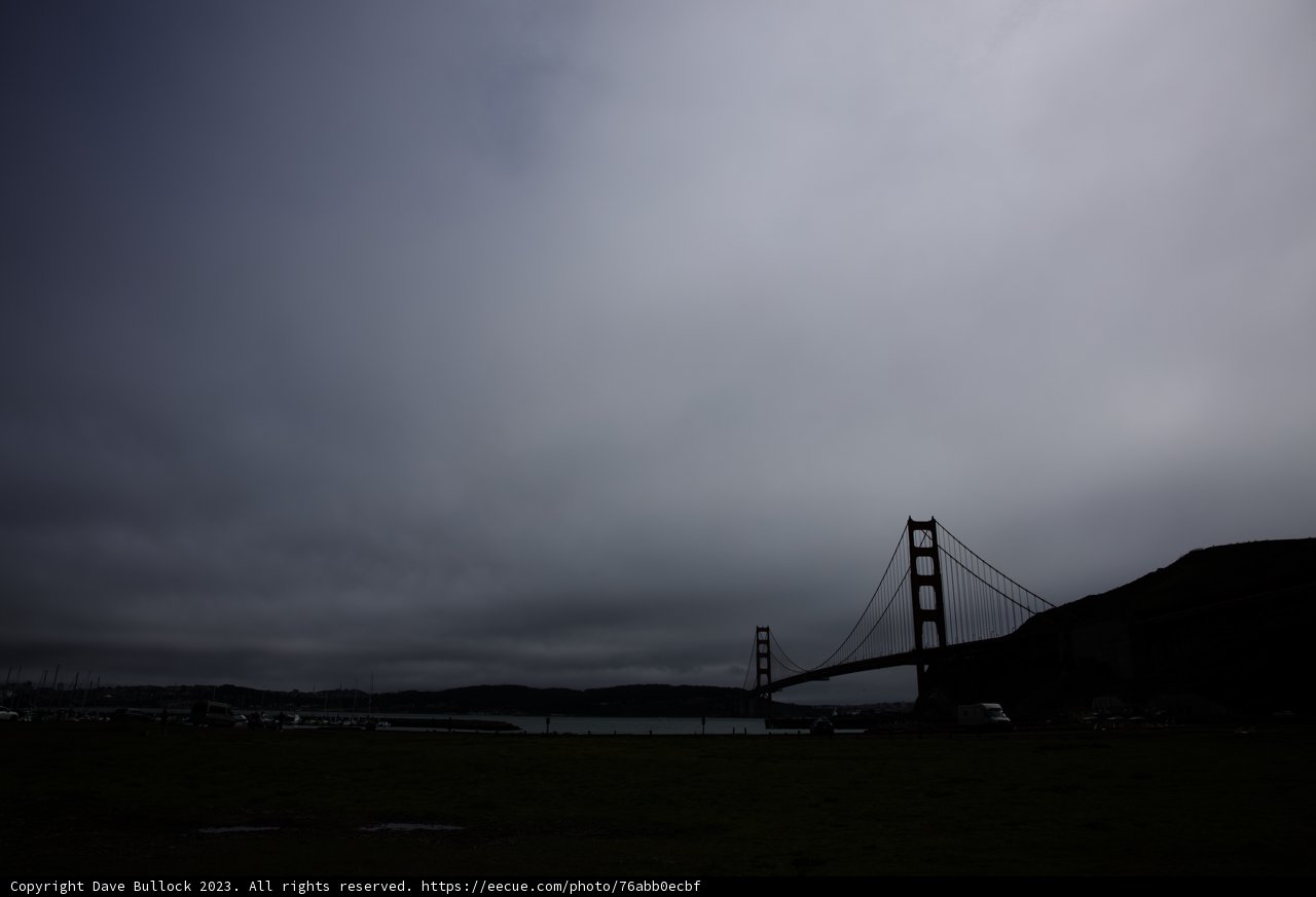 Golden Gate Bridge: A Grassy View