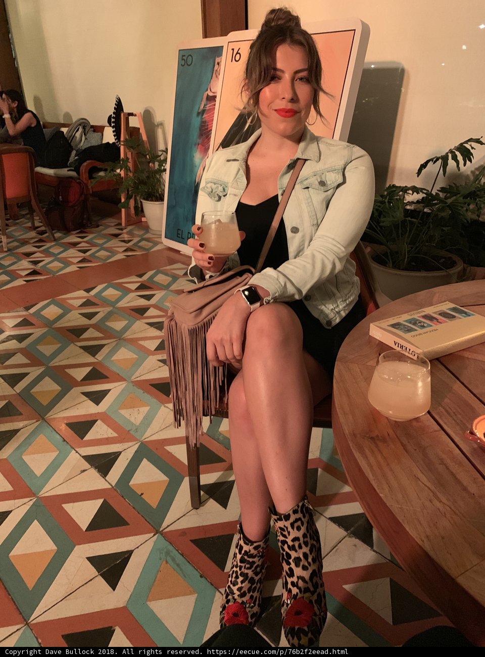 Relaxing with a Drink at Home