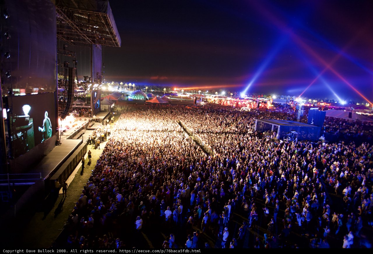 Rocking the Night Sky at Coachella 2008