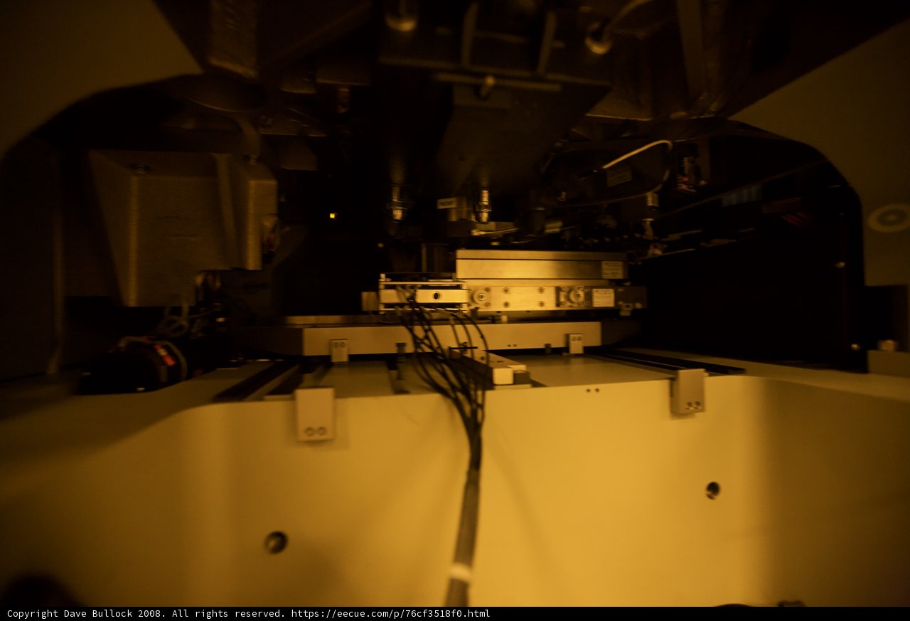 Nanomachine in the Dark