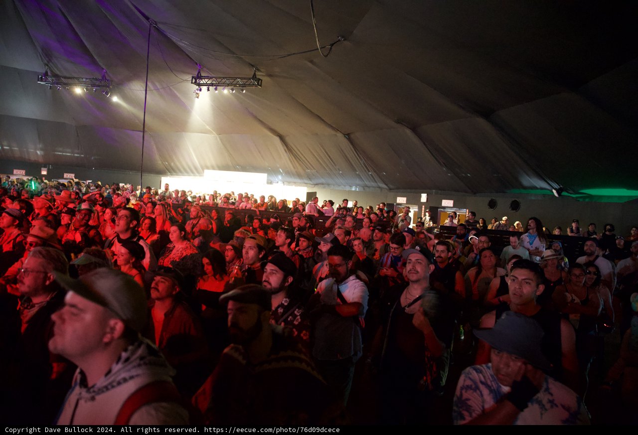 Electric Atmosphere: Night Under the Tents at Coachella 2024