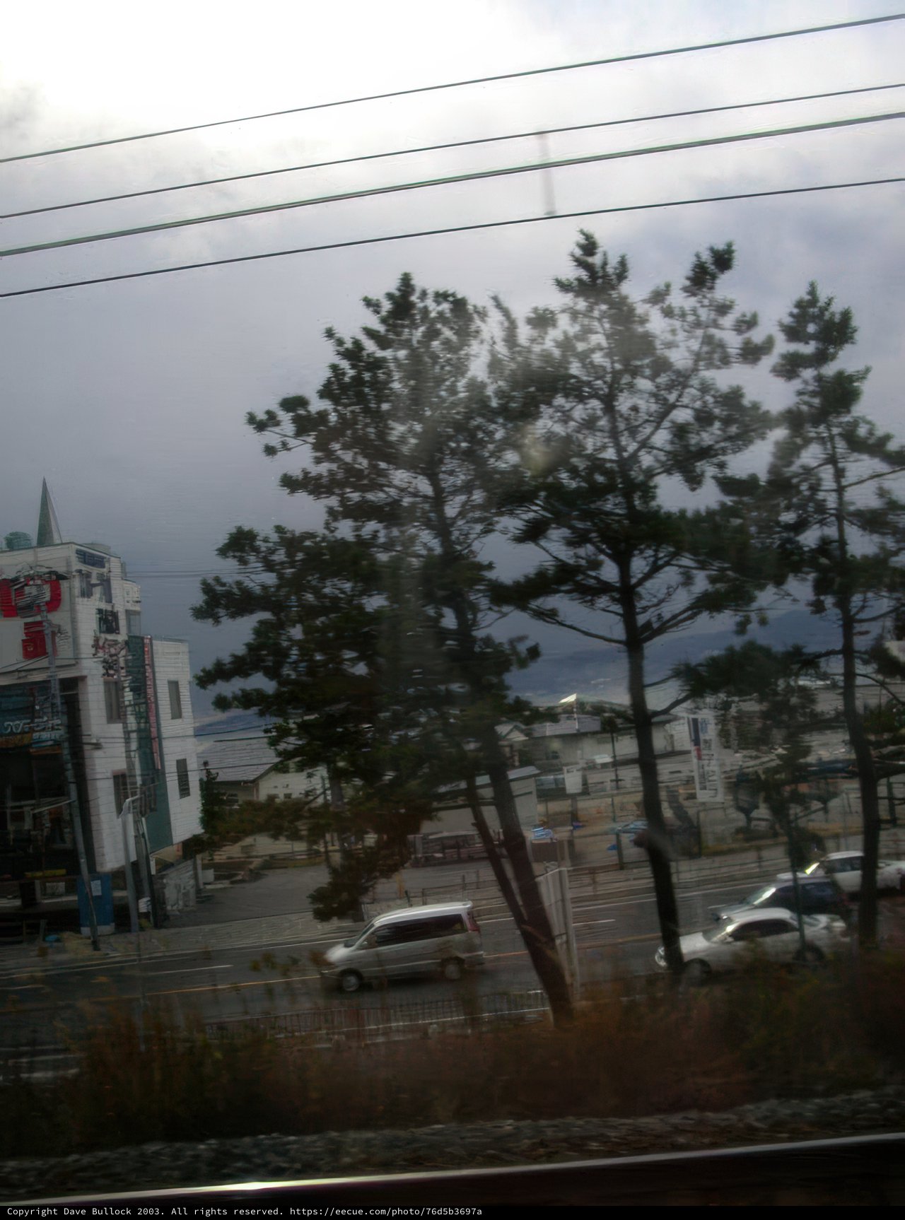 Urban Scenery from a Train Window