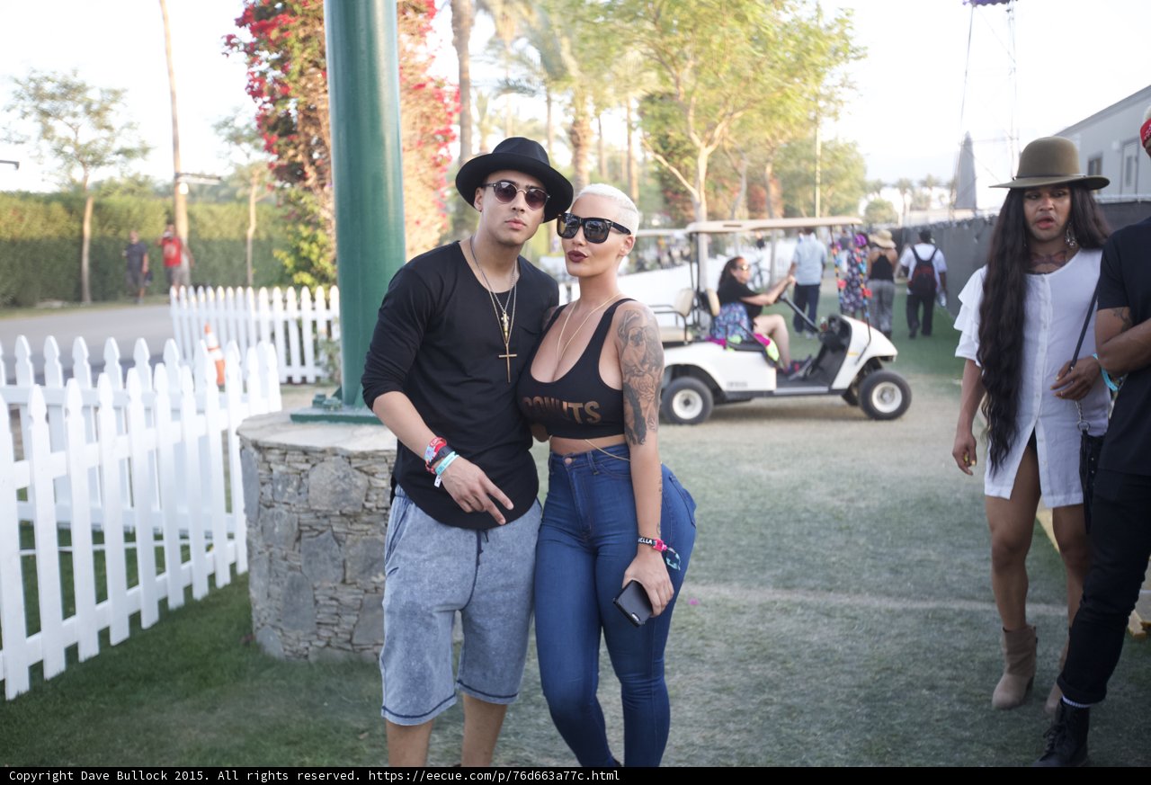 Stylish Couple at Coachella Music Festival 2015