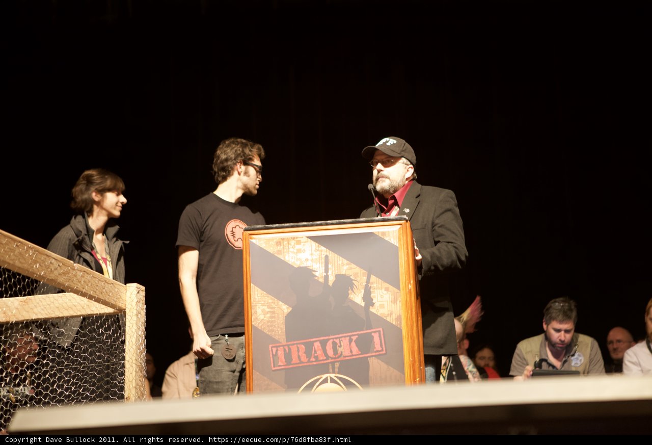 Keynote Speaker Addresses Crowd at Defcon 2011