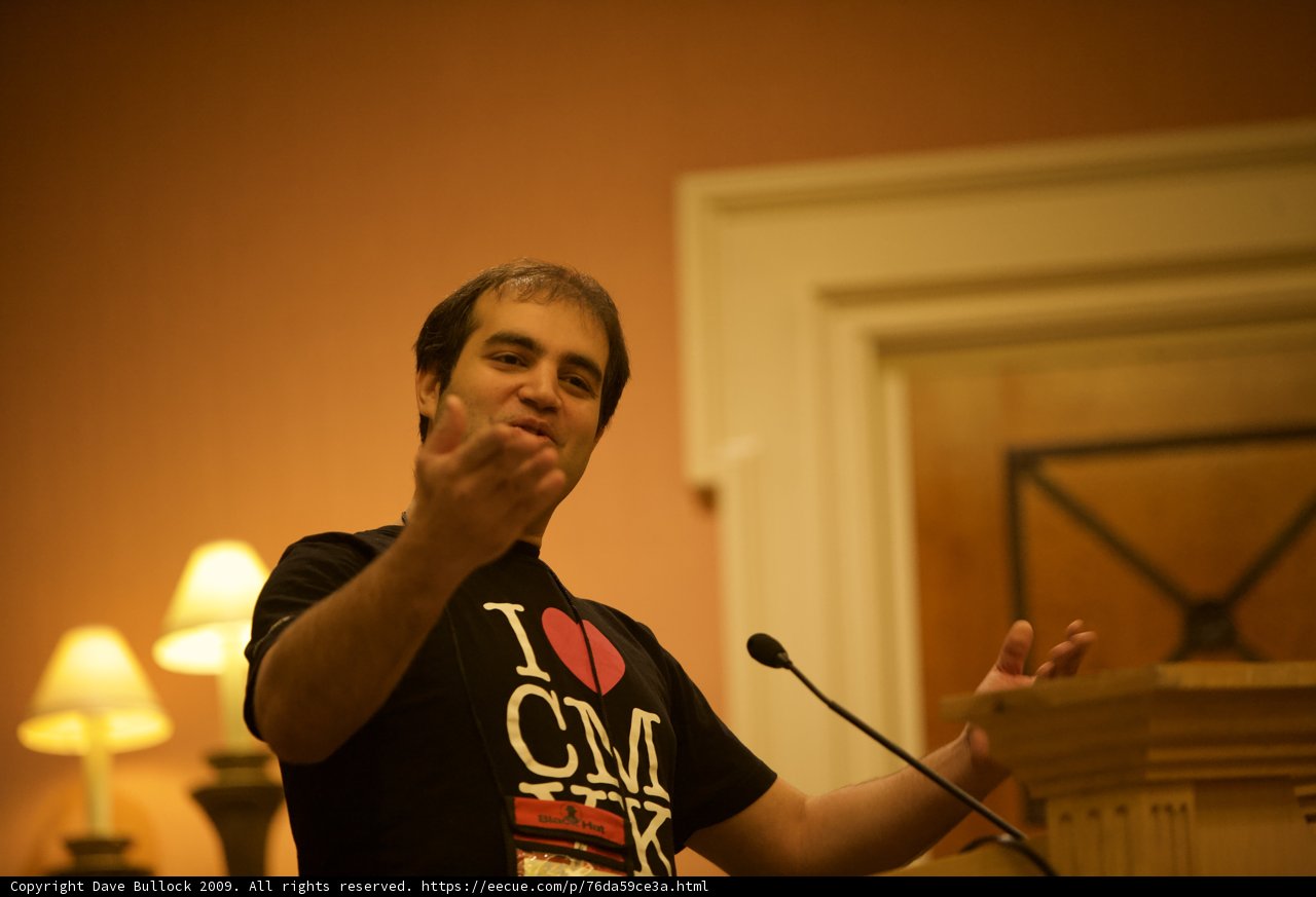 Dan Kaminsky gives captivating speech at Defcon 17