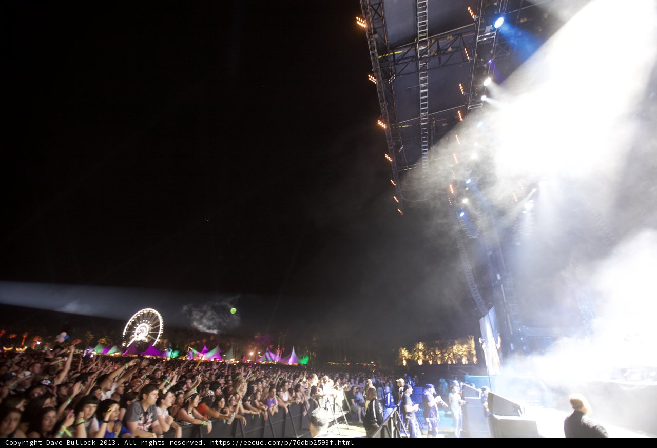 Spotlight on the Rock Concert Crowd