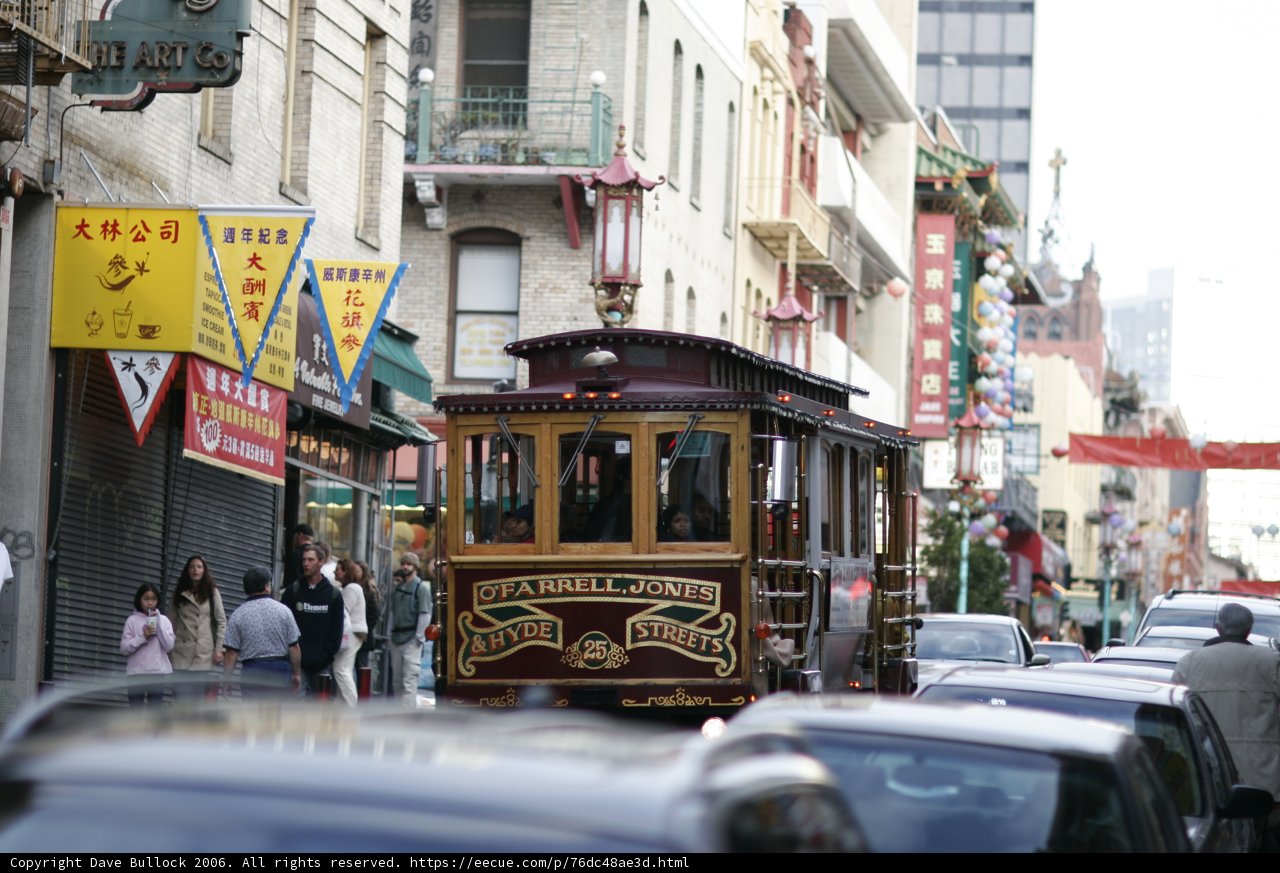 Cable Car in the Heart of the Metropolis