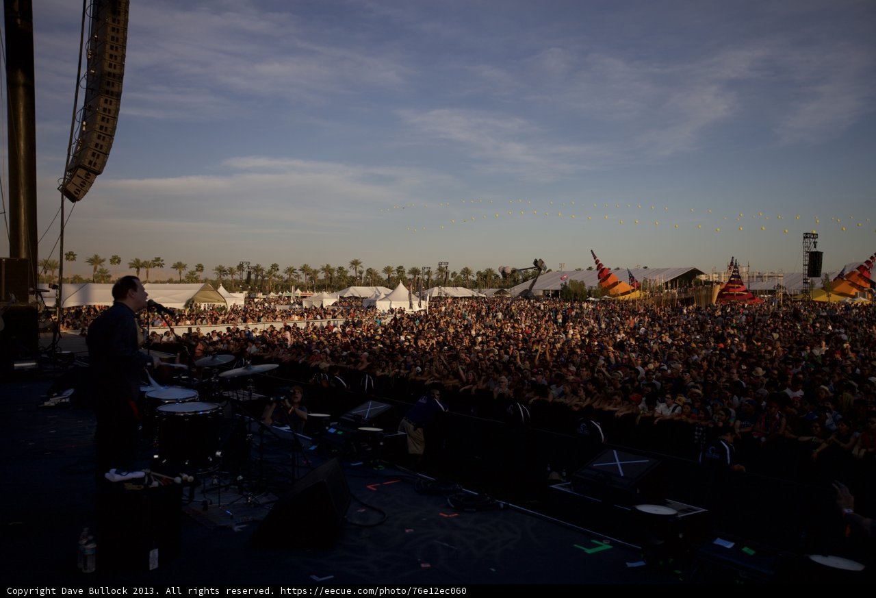 Epic Crowd at Coachella Music Festival