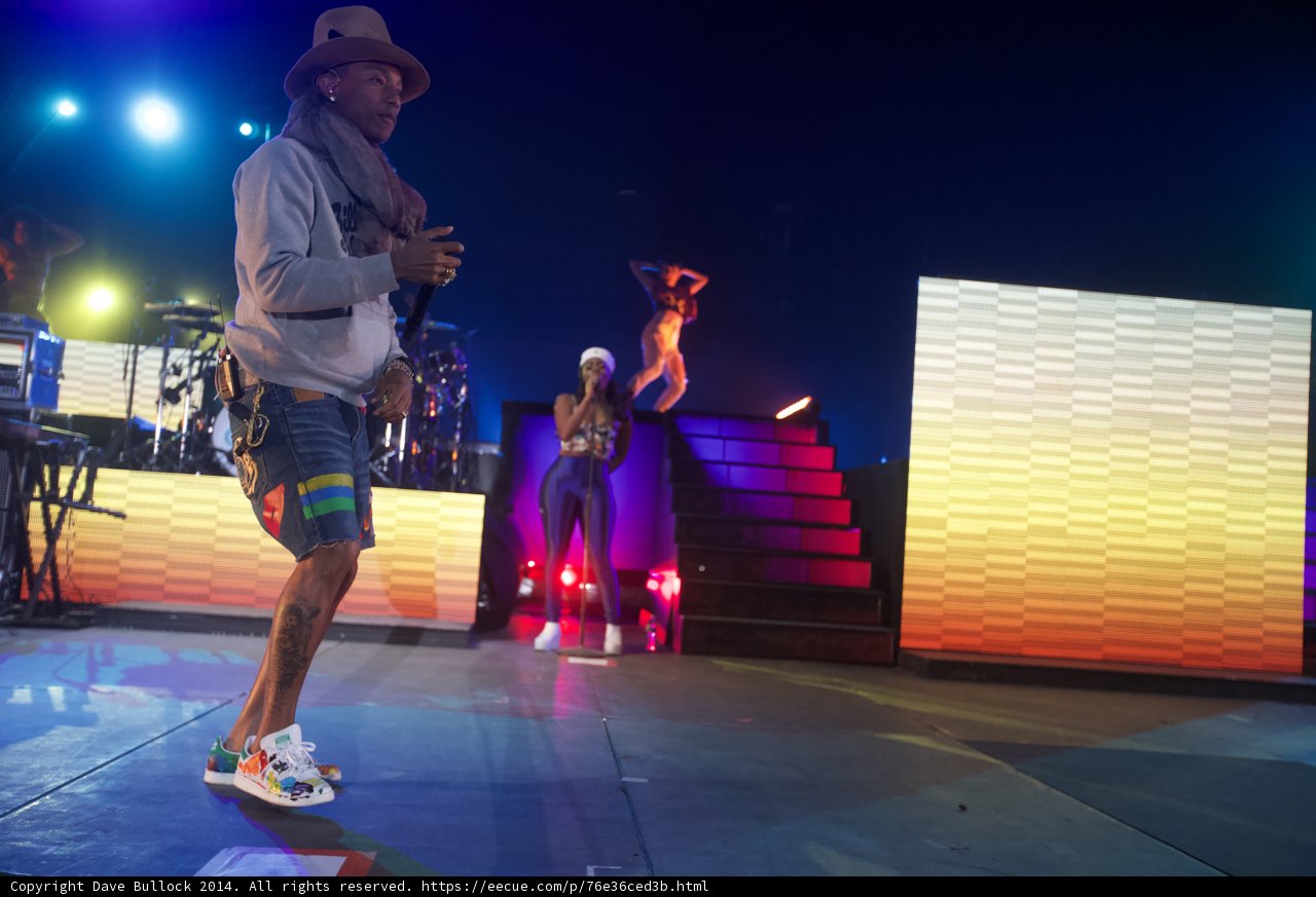 Pharrell Williams Rocks the Stage at Coachella