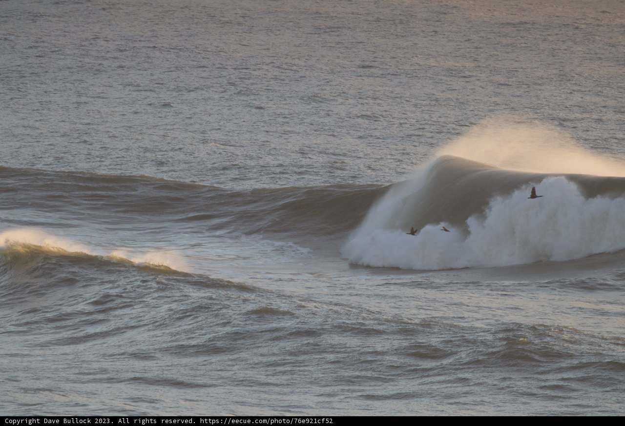 Conquering the Pacifica: A Surfer Amidst Wild Waves