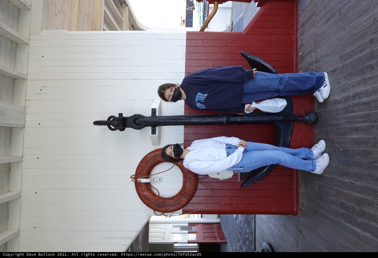 Friends Visit Historic Maritime Ship Deck