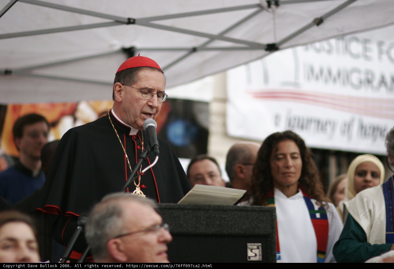 Cardinal Daniel Dolan Speaking at Immigration Rally
