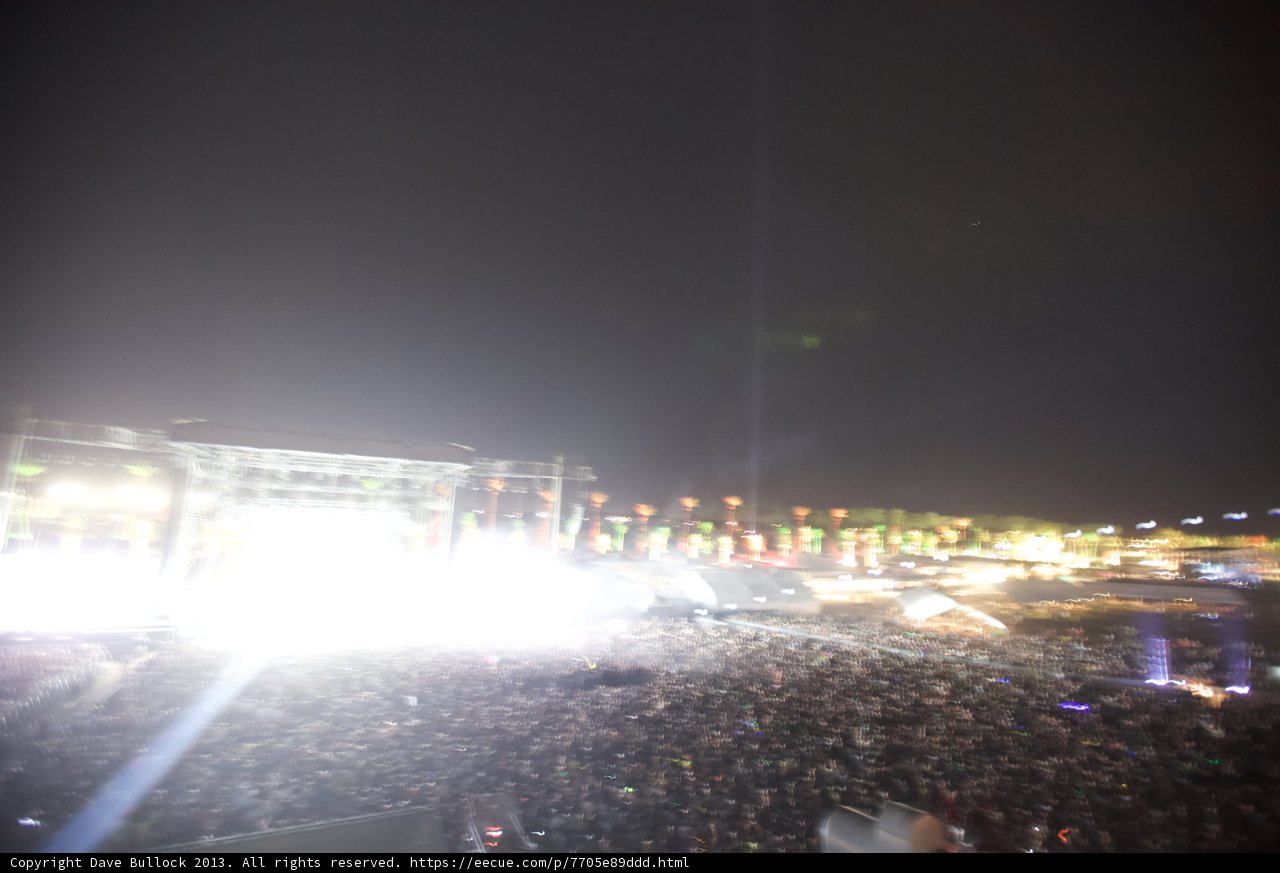 Electric Energy: A Nighttime Concert Crowd