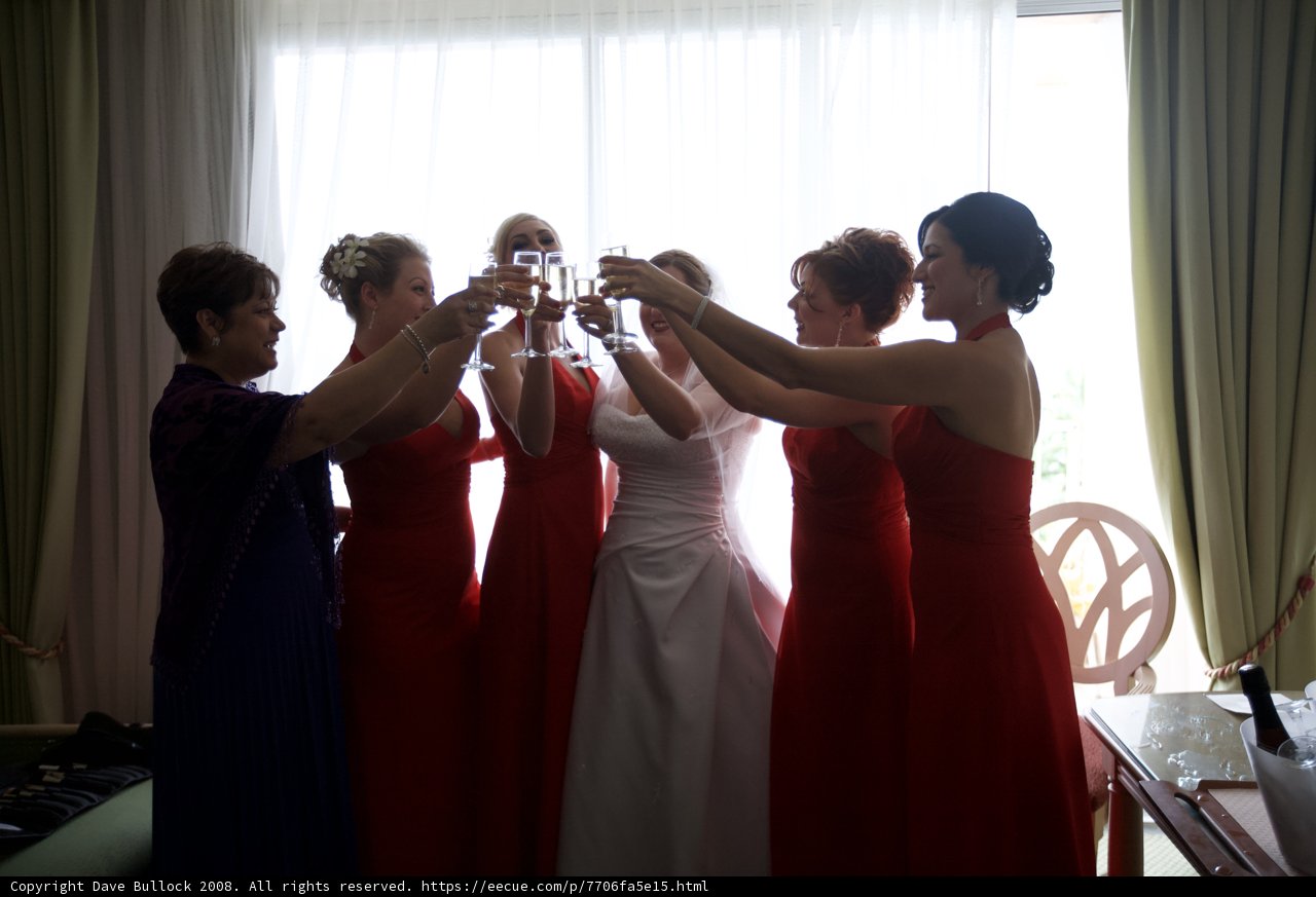 Toasting in Red