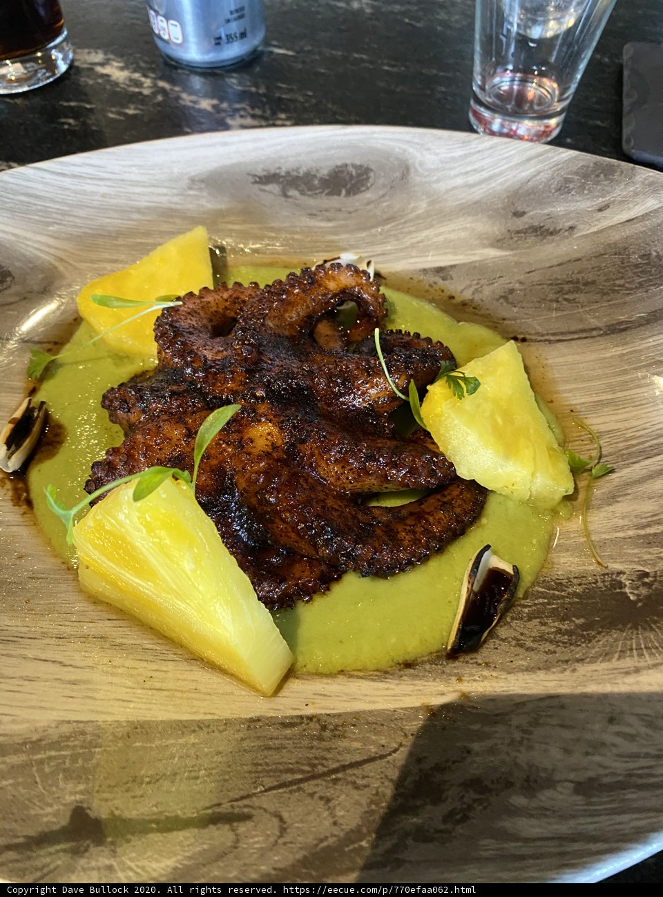 Octopus and Pineapple Delight