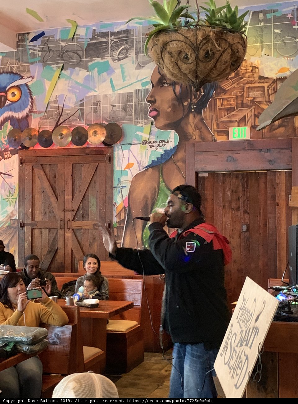 Mural Talk in the Woodland Cafe