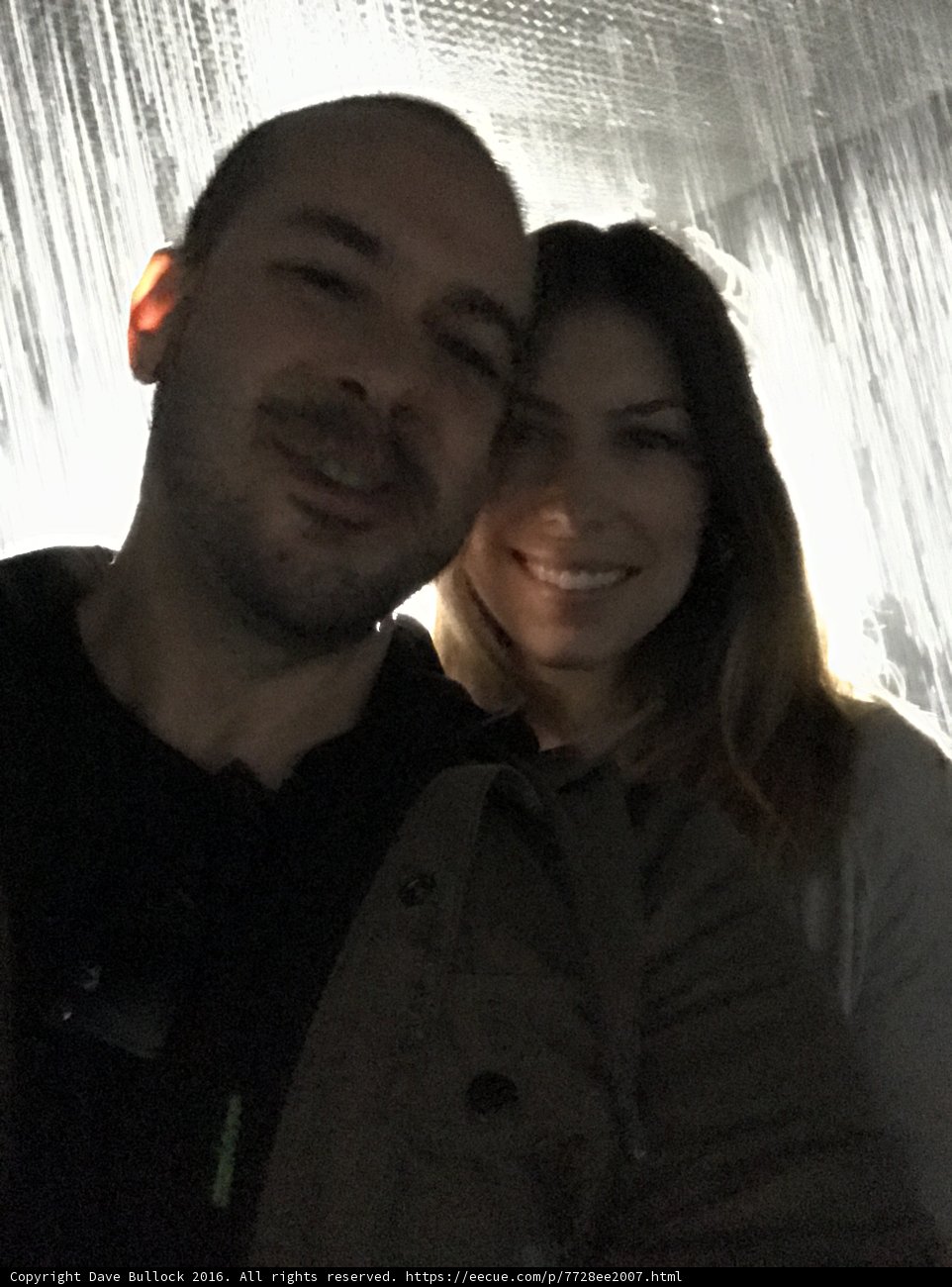 Selfie in Front of a Majestic Waterfall