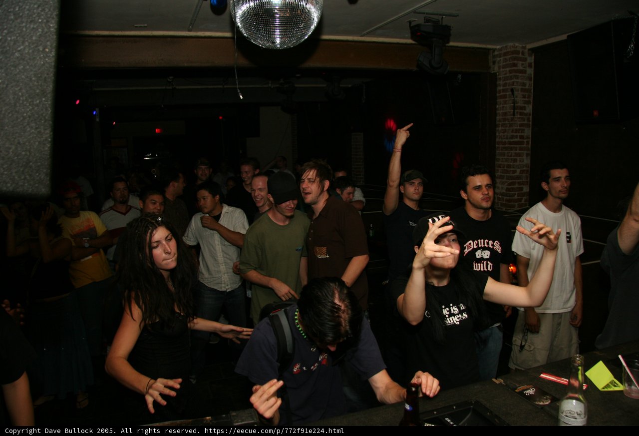 Partygoers Raise the Roof
