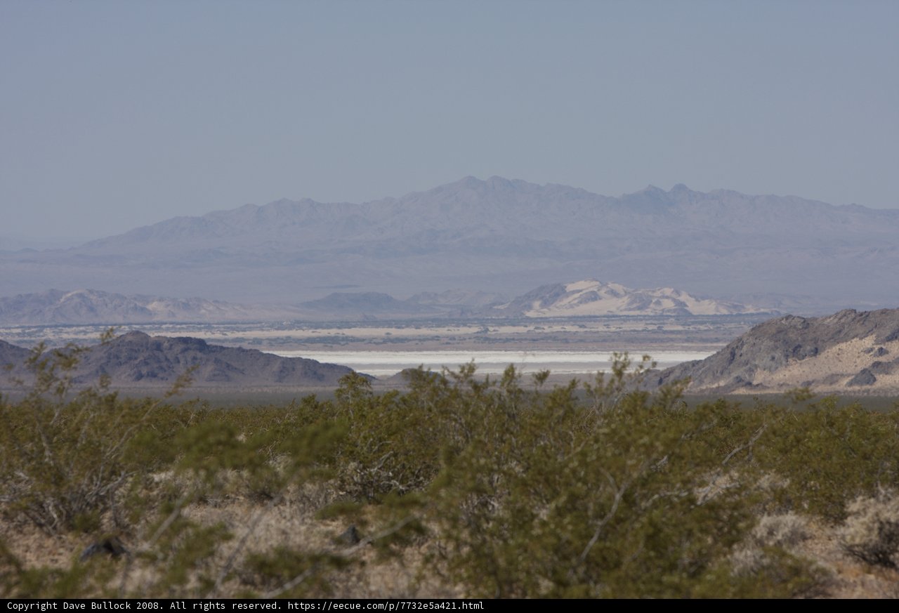Majestic Mountains in the Vast Desert