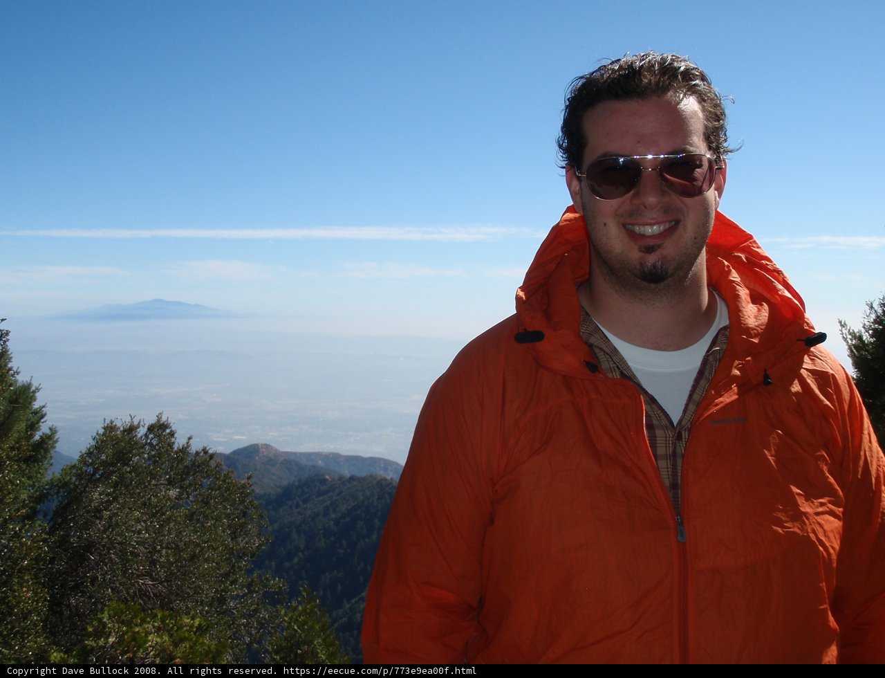 Standing tall on Mt. Wilson