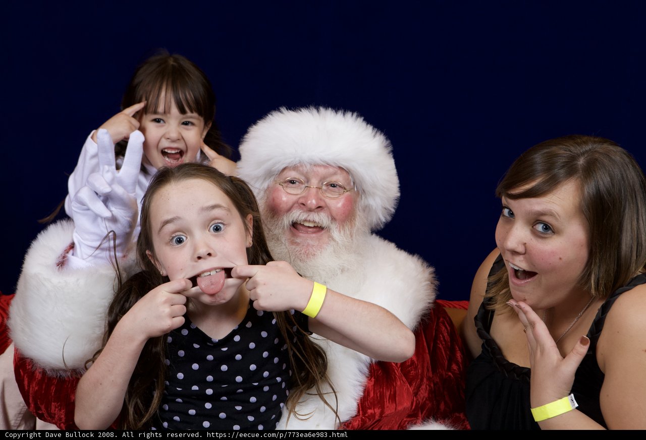 A Polka Dot Christmas with Santa