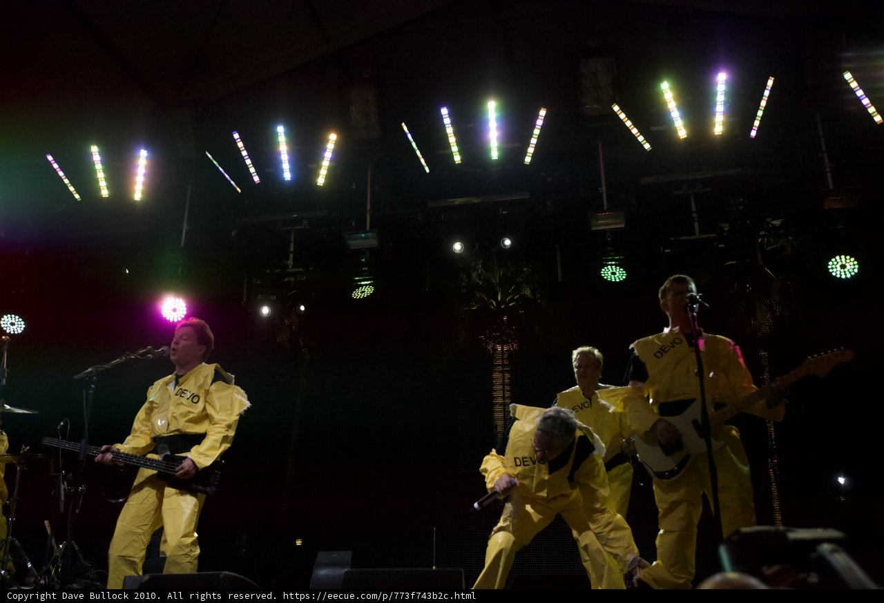 Men in Yellow on Coachella Saturday