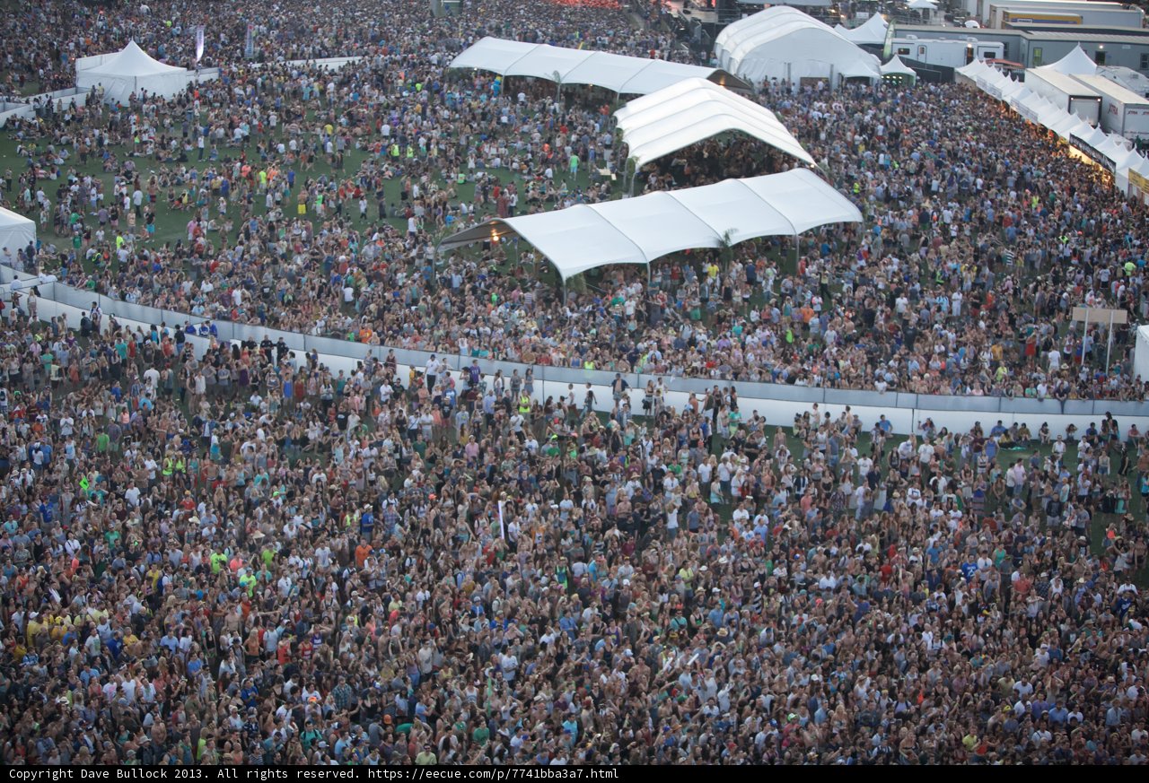 Coachella Concert Crowd