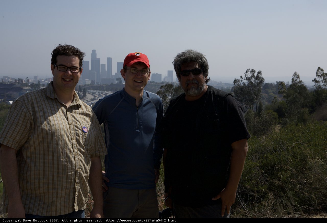 Three Men Enjoying the Cityscape