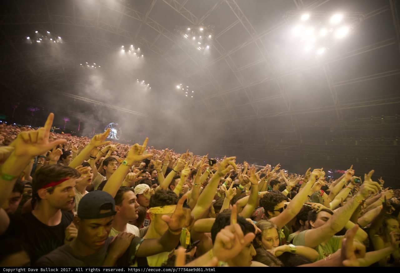 A Sea of Hands at Coachella