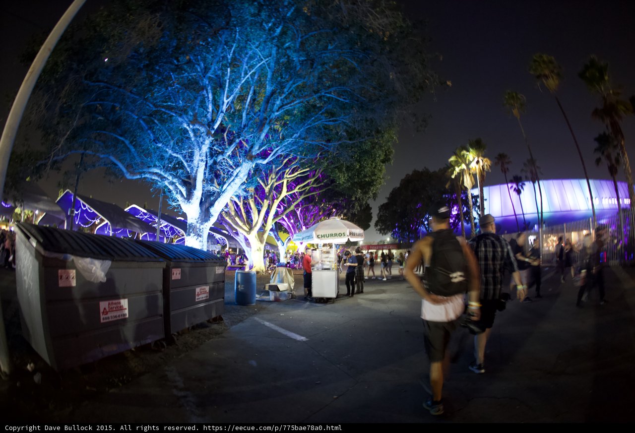 Churros Cart Blue Trees